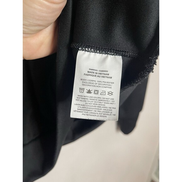 Nike Dri Fit Men's Large Black Sweatshirt Miami Heat Basketball Pullover - Picture 5 of 7